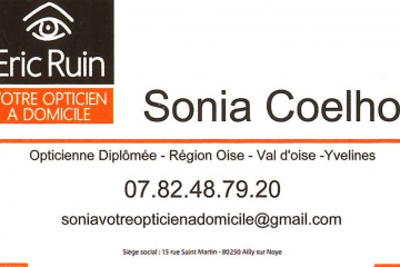 Sonia COELHO: opticienne à domicile.