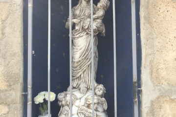 Statue " Vierge et l'enfant ' de Grisy-les-Plâtres