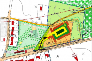 Hameau du moulin : plan projet