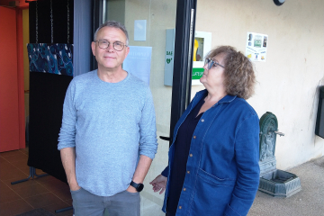 Les artistes de l'exposition " Impulsion ".