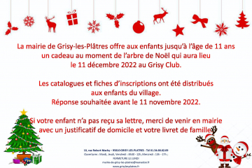 Noël des nefants de Grisy 2022