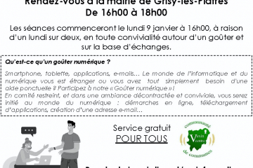 Goûter numérques à Grisy-les-Plâtres