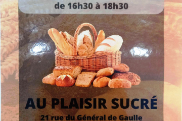 Inauguration de la boulangerie-pâtissserie de Grisy