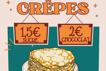 Vente de crèpes