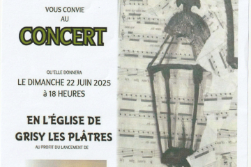 Concert  de la chorale "La Lanterne" à Grisy