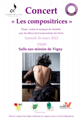 Concert à Vigny :!es compositrices