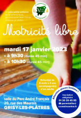 Atelier de motricité libre du 170123
