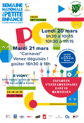 Semaine de la petite enfance.