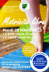 Motricité libre à Grisy : 280323