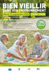 Forum 2023 " bien vieillir " de Vexin -centre