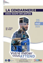 La gendarmerie vous ouvre ses portes le 25 mai 2024