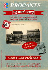 Brocante à Grisy -les Plâtres le 25 mai 2025