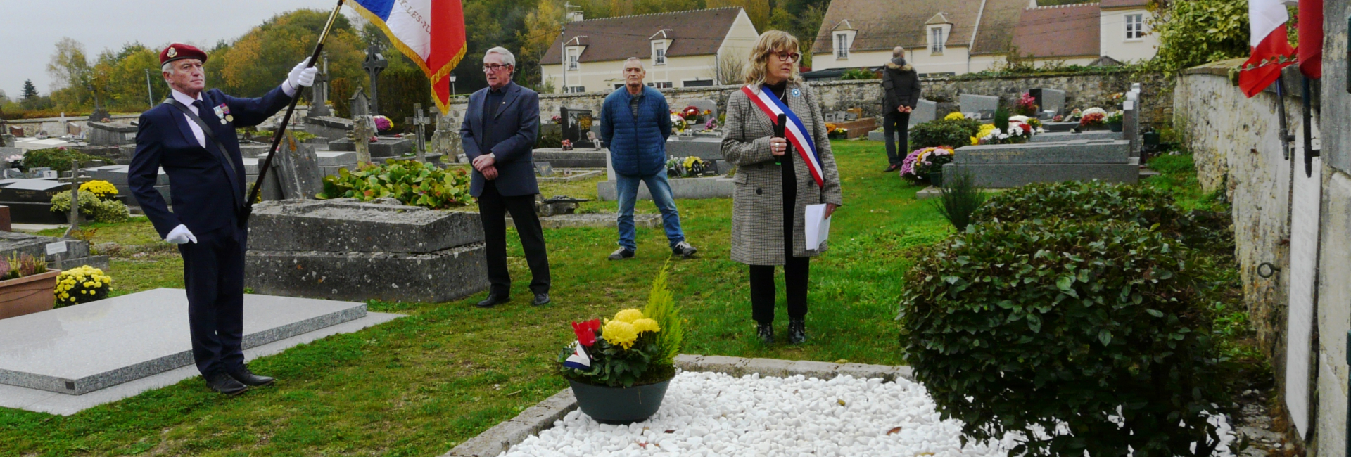 11 novembre 2022, commémoration du 11 novembre 1918, à Grisy-les-Plâtres : reportage