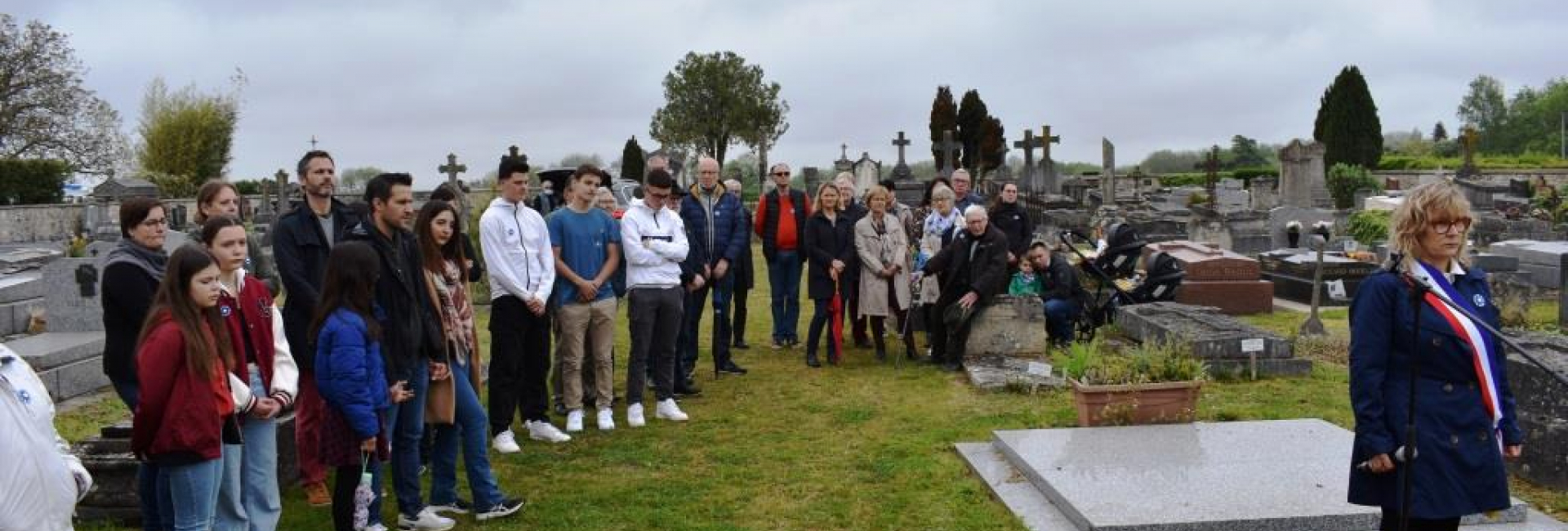Commémoration du 08 mai 1945 à Grsiy.
