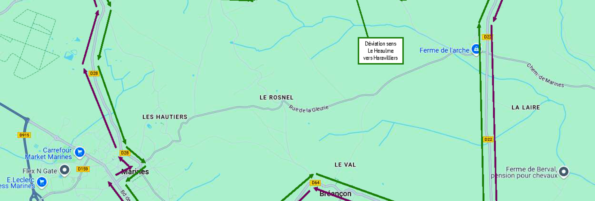 Plan de déviation