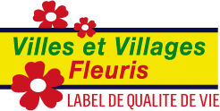 Logo LABEL des villes et villages fleuris.