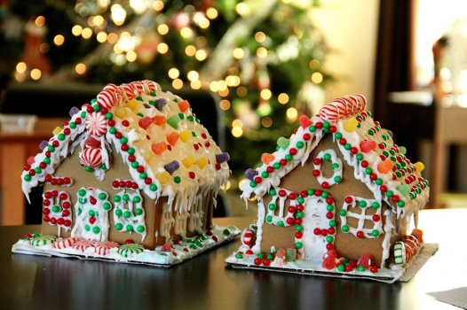 La boulangerie LEDUC fête Noël et le nouvel an avec ses clients.