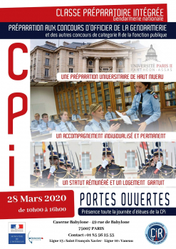 Recrutement de la gendarmerie nationale.