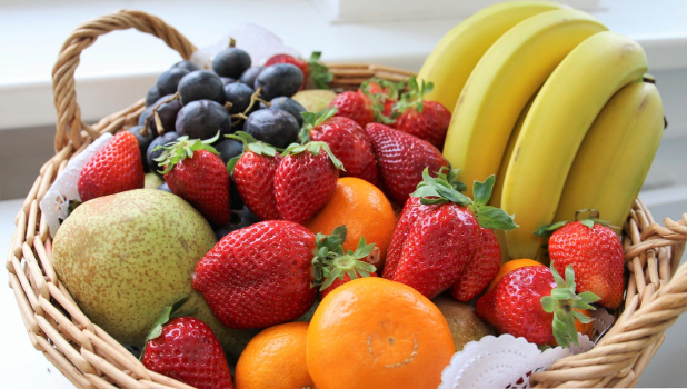 Panier de fruits.