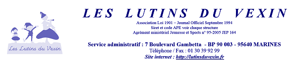 Logo association "Les lutins du Vexin ".