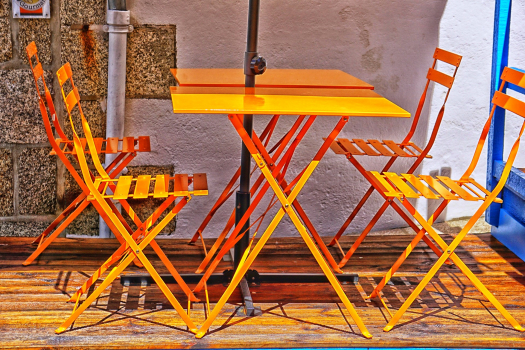 Terrasse provisoire du Café- Tabac de Grisy-les-Plâtres