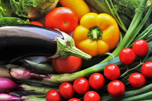 Panier de légumes .