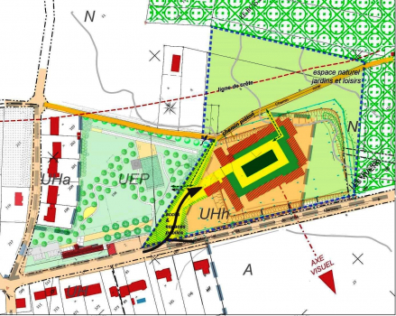 Hameau du moulin : plan projet