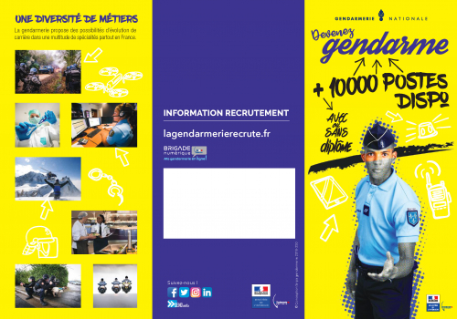 Recrutements gendarmerie nationale