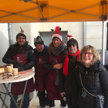 stand des marrons chauds