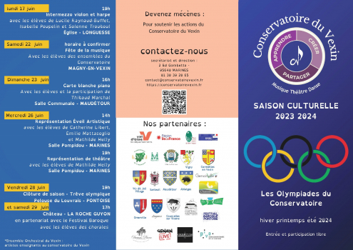 Les olympiades du conservatoire du Vexin.