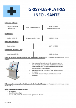 Grisy-Infos santé