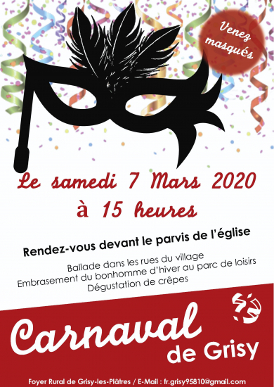 Carnaval de Grisy le samedi 07 mars 2020
