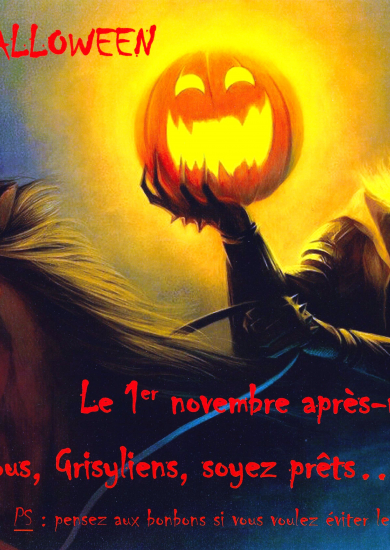 Halloween et les jeunes cavaliers de la ferme de Berval