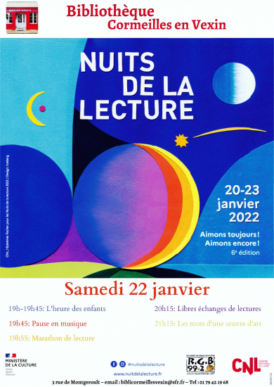 Nuits de la lecture à Cormeilles -en- Vexin