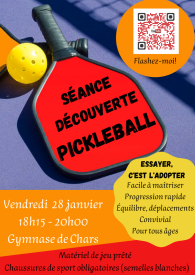 Découverte PICKLEBALL