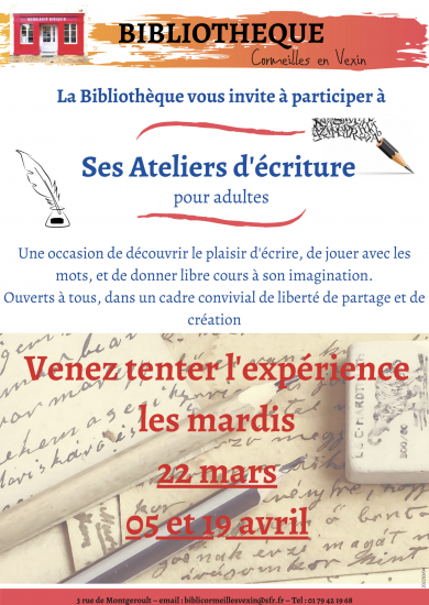 Ateliers d'écriture