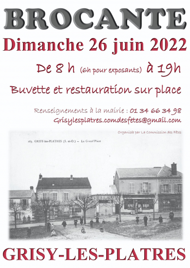 Brocante 26 juin 2022
