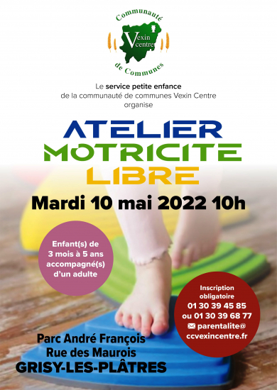 Atelier motricité 10 mai 2022 à Grisy