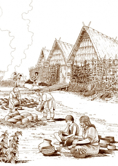Conférence surr les fouilles faites à Epiais-Rhus -Vallangoujard