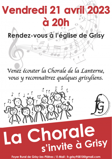 Chorale " La lanterne " à Grisy le 210423