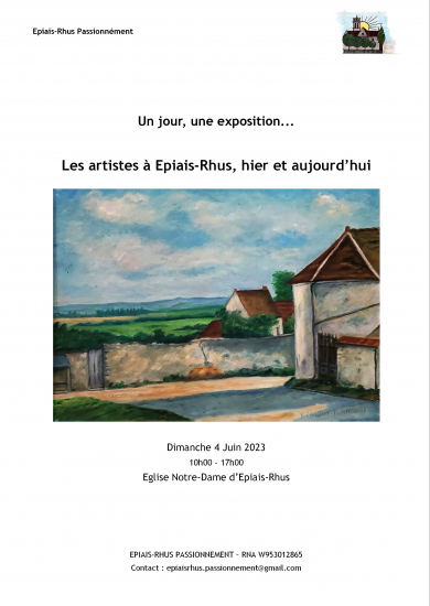 Expostion de penture à Epiais -Rhus 030623