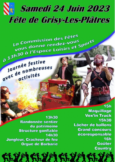 Fête communale à Grisy le 24 juin 2023