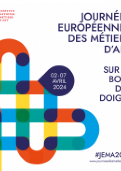 Logo journée européenne des métiers d'Art.