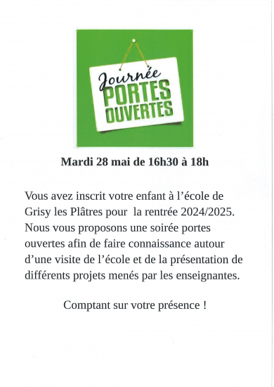 Présentation de l'école de Grisy 