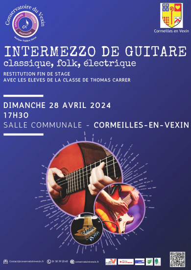 Intermezzo de guitare à Cormeilles en Vexin