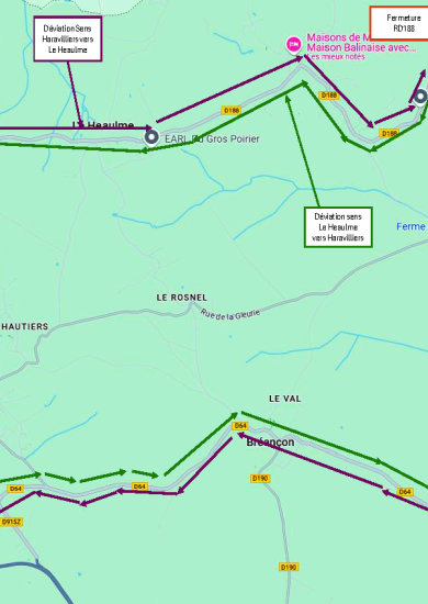 Plan de déviation