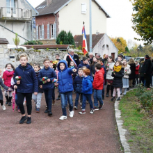 Commémoration du centenaire de l'armistice de 1918 à Grisy-les-Plâtres : reportage