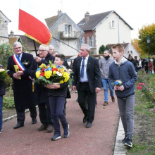 Commémoration du centenaire de l'armistice de 1918 à Grisy-les-Plâtres : reportage