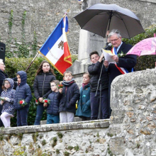 Commémoration du centenaire de l'armistice de 1918 à Grisy-les-Plâtres : reportage