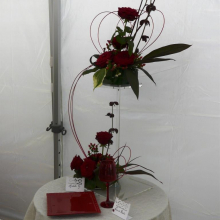 3ème prix aexquo - coup de coeur -  "Noces de rubis" réalisé par Michèle GESSET
